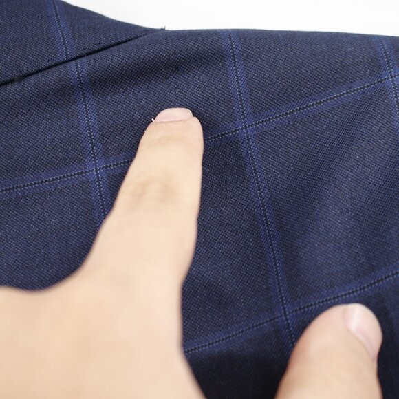 Suitsupply Sport Coat Mens 38R Lazio Slim TWo Button Plaid Pure Wool Super 110s - Picture 14 of 16